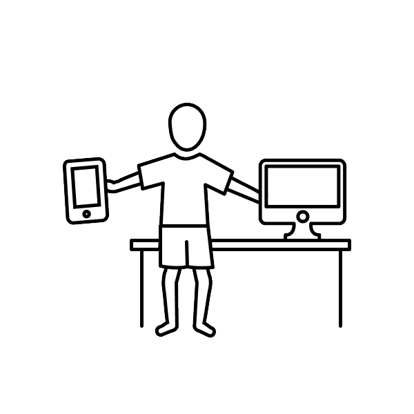 Person-with-laptop-and -computer