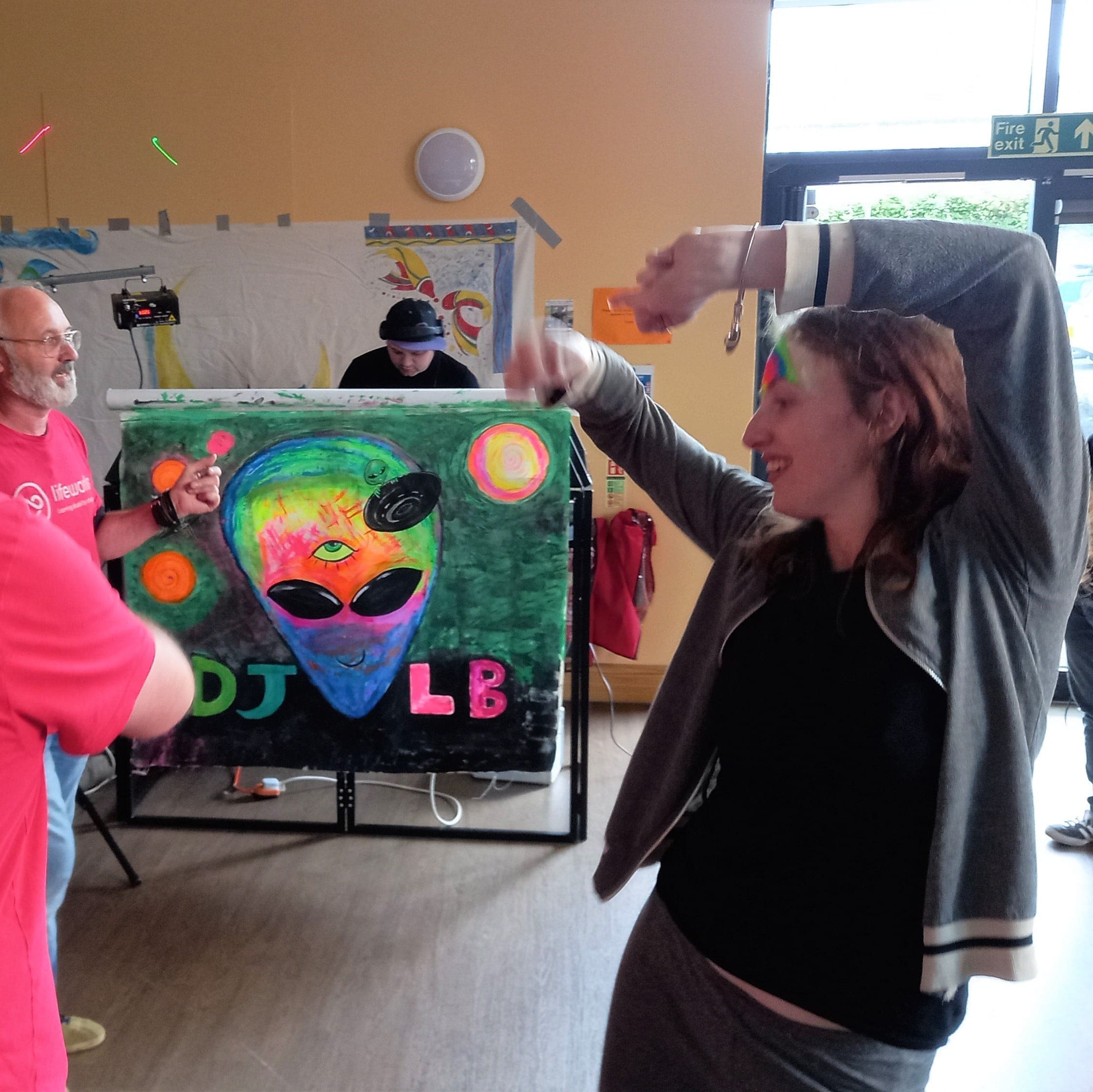 Lifeworks Youth Group - DJ Sound Lab Dancing