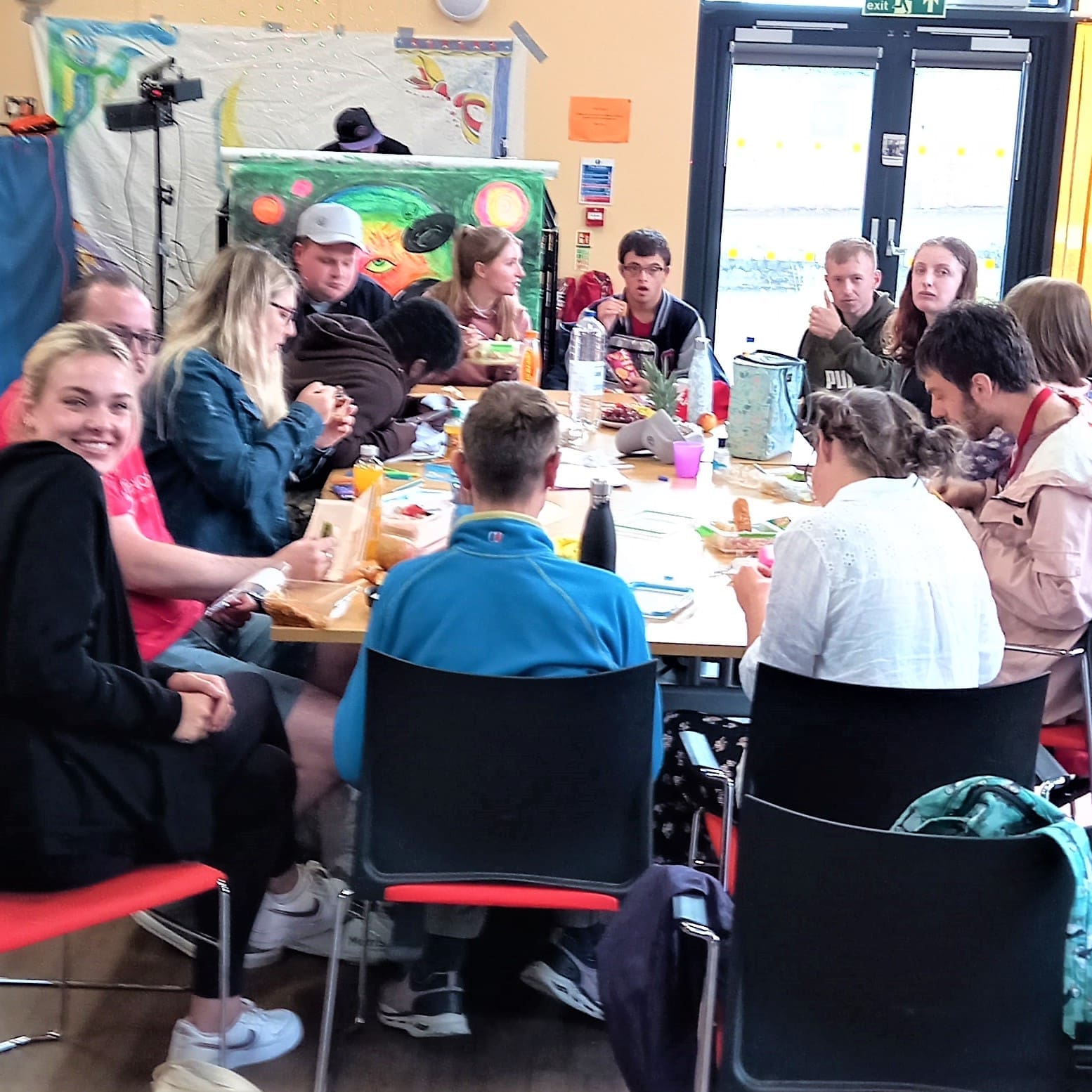 Lifeworks youth group fruit lunch 2